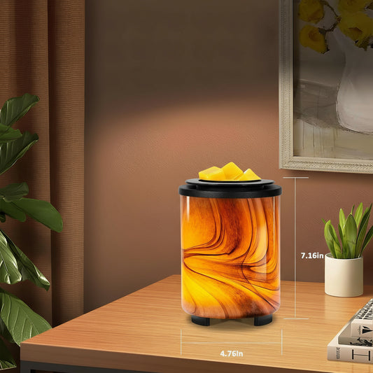 Art Glass Design 7-Color Changing LED Wax Warmer
