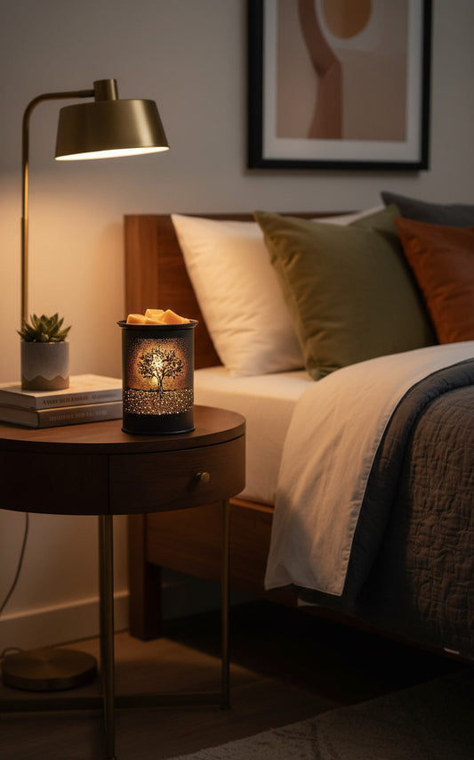 Metal Black Tree Wax Melt Warmer