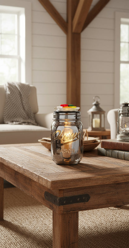 Mason Jar Wax Melt Warmer